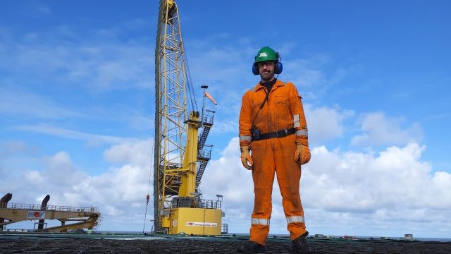 Terje Haslund på oljerigg